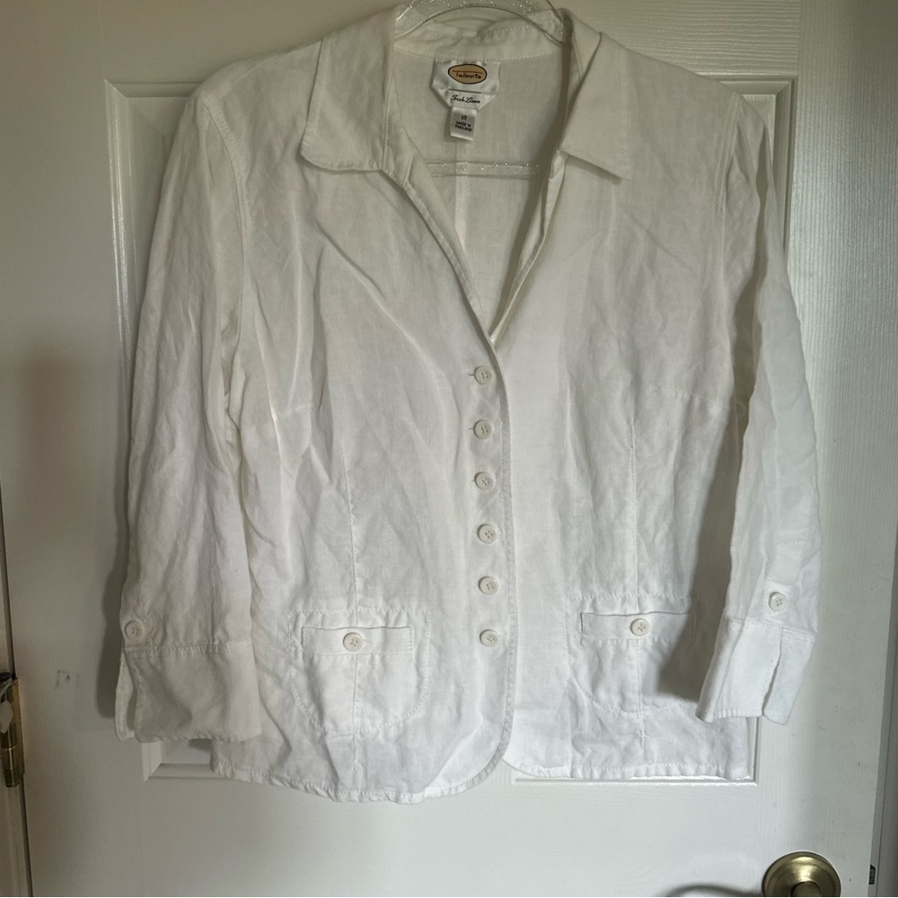 Talbots Irish Linen Blazer